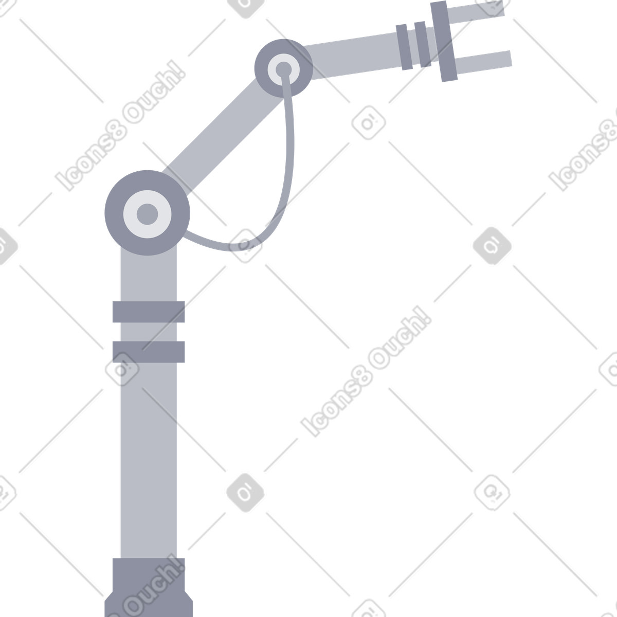 Robot illustrazione in stile Urban scarica in PNG, SVG