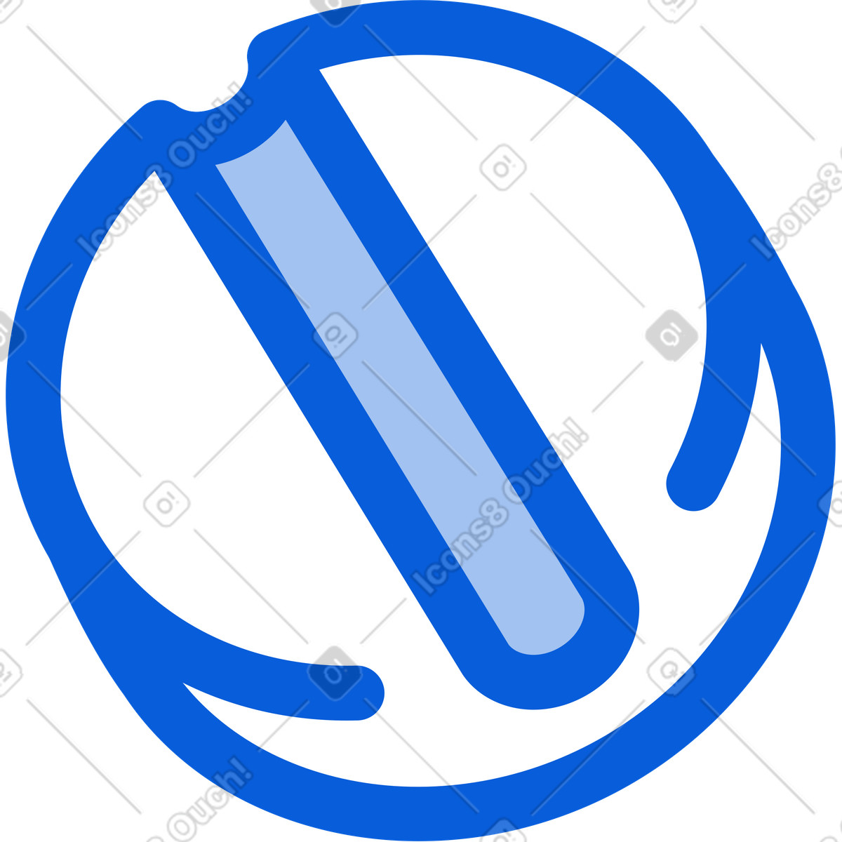 Round pill illustration in Handy Line style download in PNG, SVG
