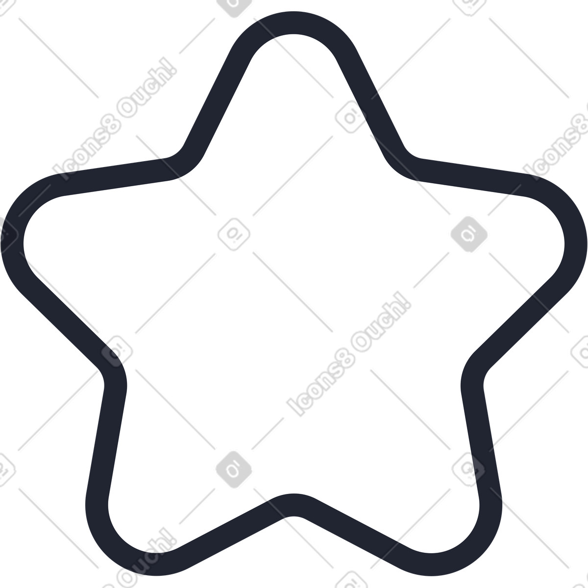 Ilustração de Estrela em no estilo Pablita para baixar em PNG, SVG