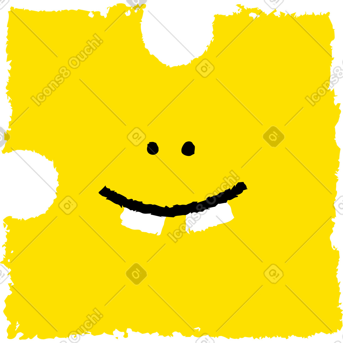 Illustration Visage de puzzle dans le style Mirage à télécharger aux formats PNG, SVG