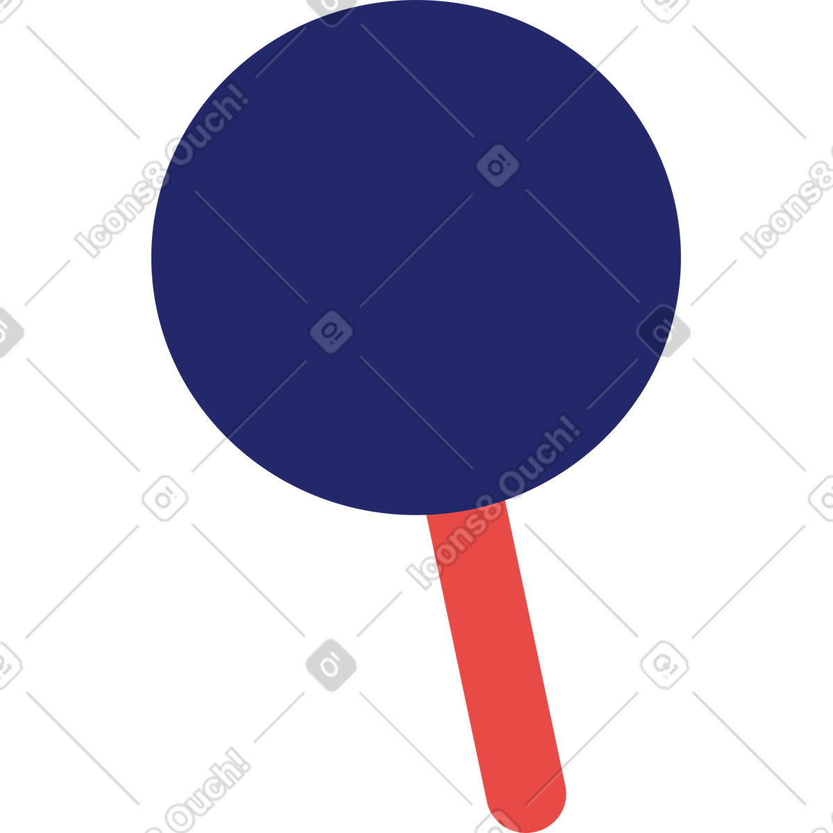 Pin illustration in Clip style download in PNG, SVG