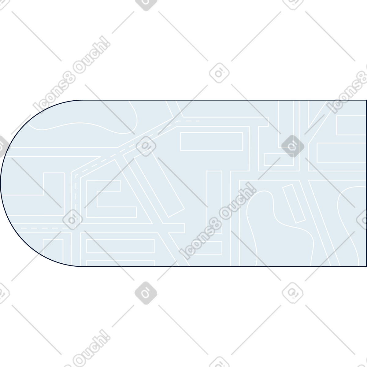 Background city illustration in Teal style download in PNG, SVG