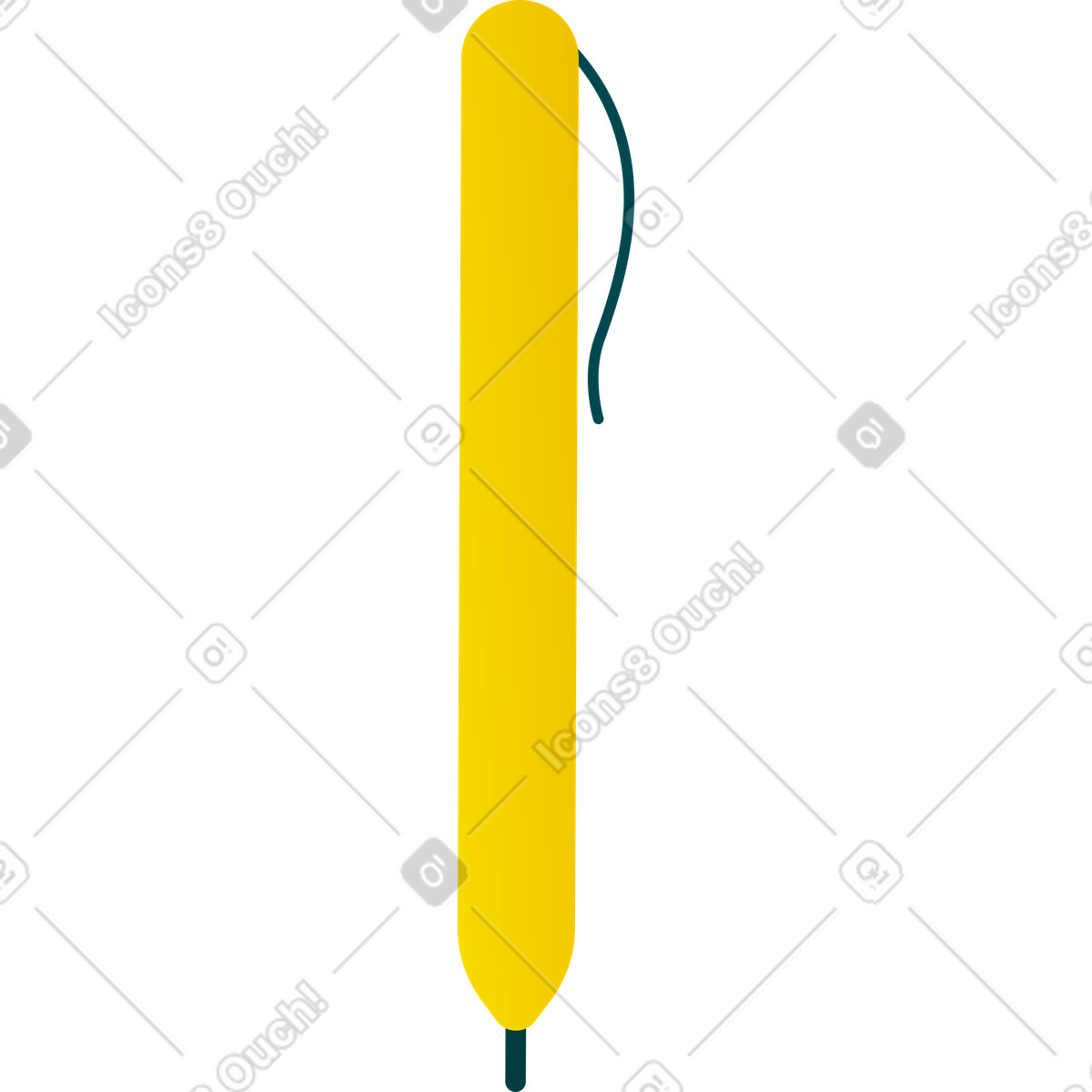 Stift-Illustration im Silky-Stil als Download in PNG, SVG