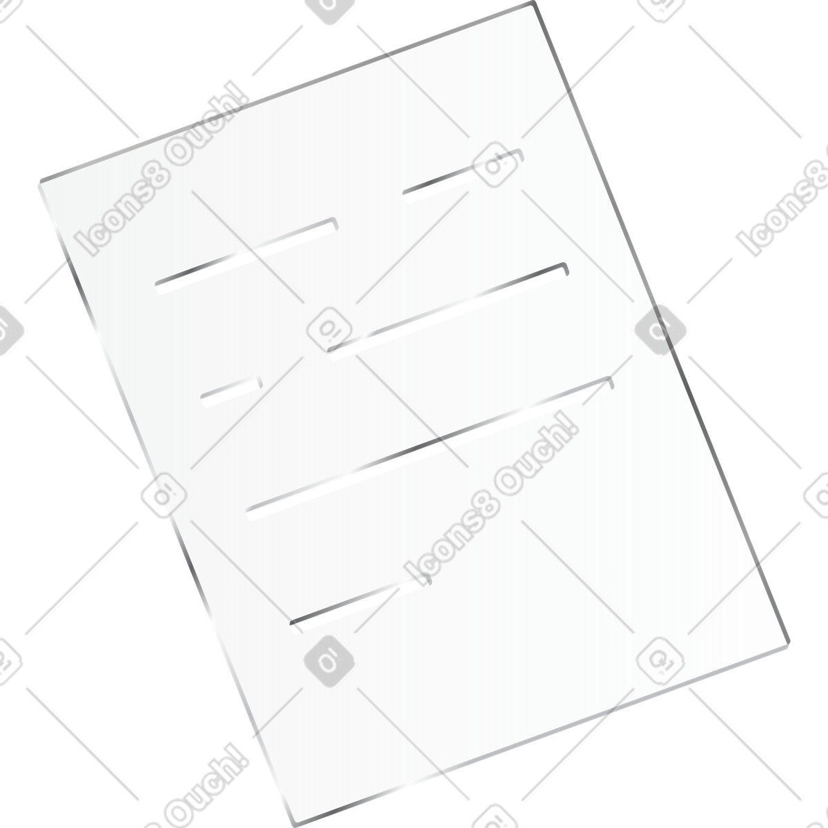 Ilustração de Documento em no estilo Token para baixar em PNG, SVG