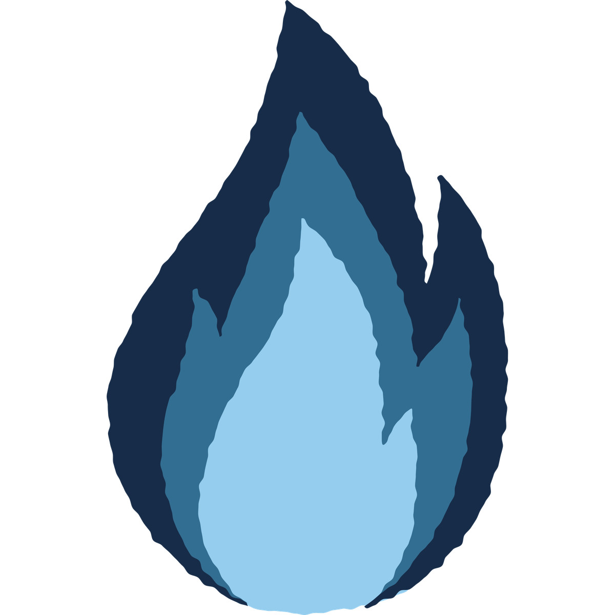 Fire illustration in Cherry style download in PNG, SVG