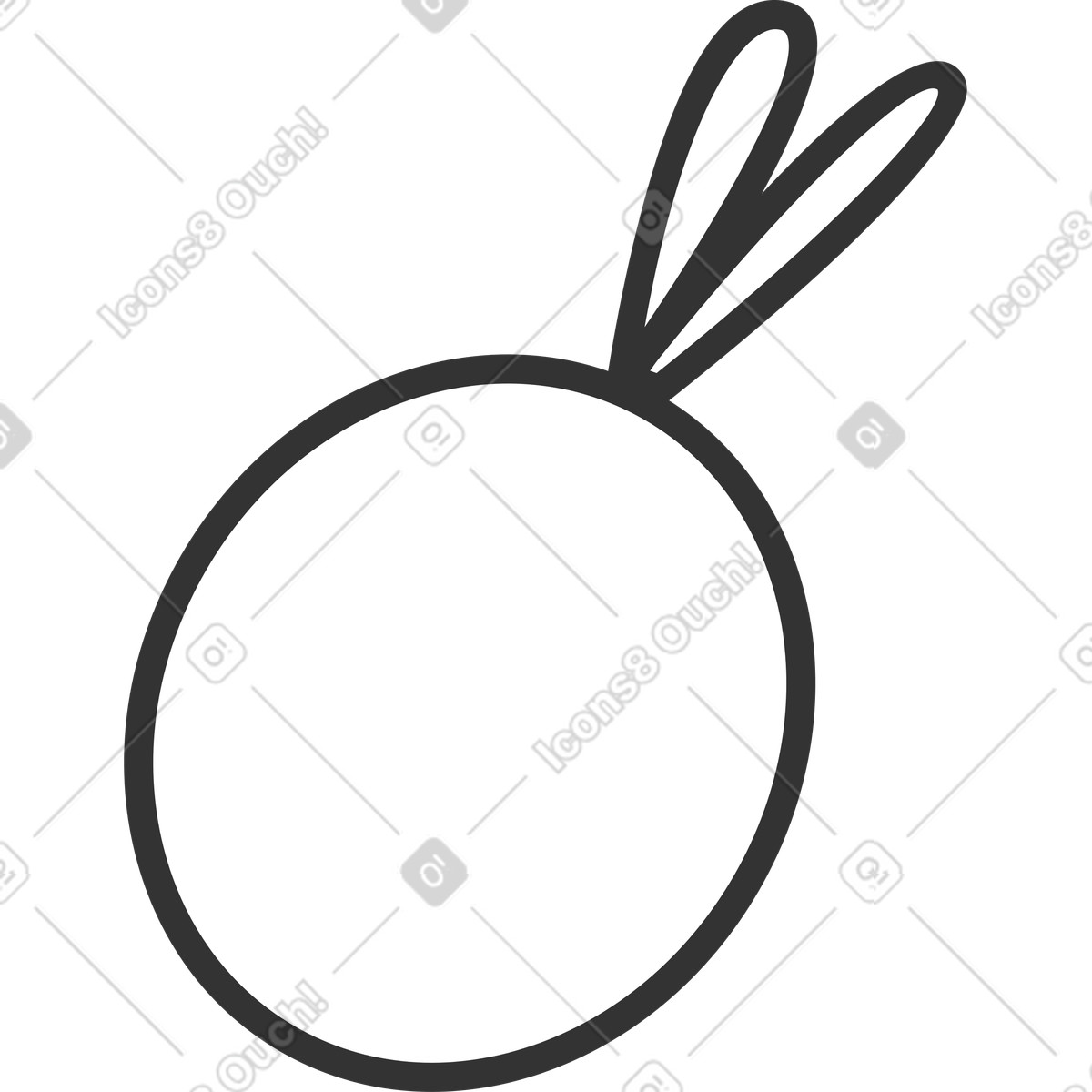 Ilustración Fruta en estilo Crayon a descargar en PNG y SVG