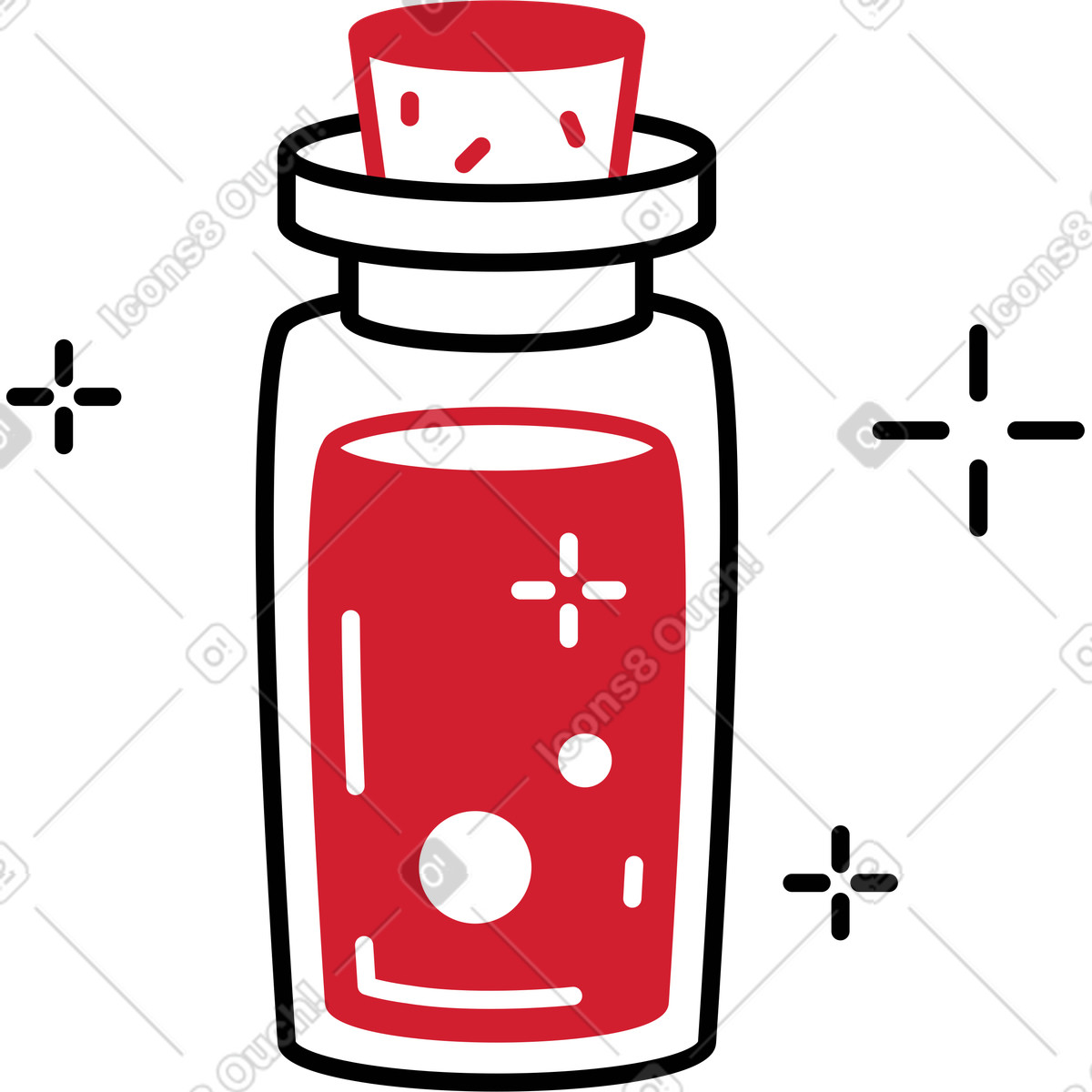 下载 Ruby 风格的 试管 插画，支持 PNG、SVG 格式