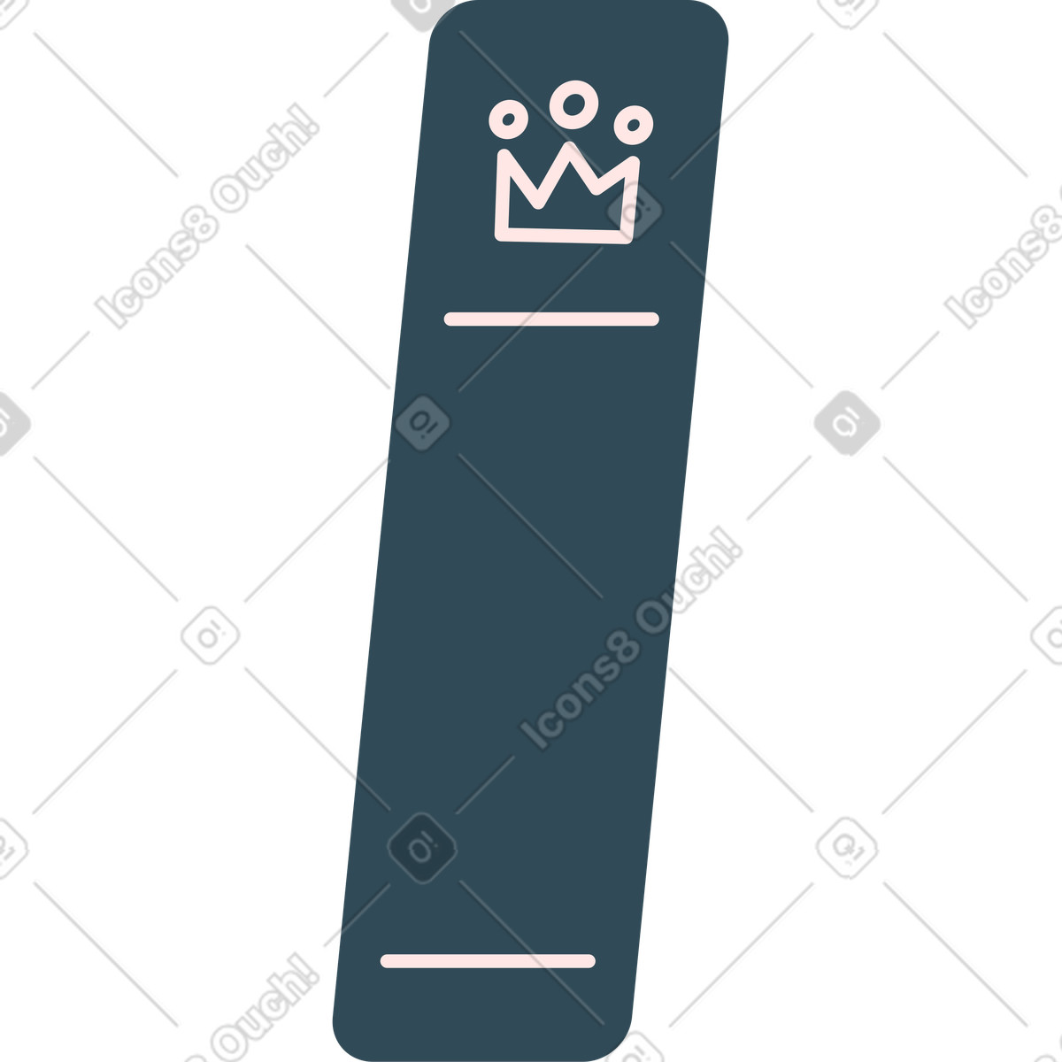Ilustración Libro en estilo Kingdom a descargar en PNG y SVG