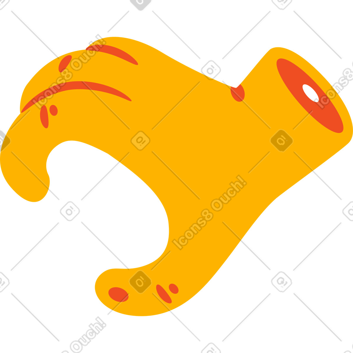 Hand-Illustration im Flame-Stil als Download in PNG, SVG