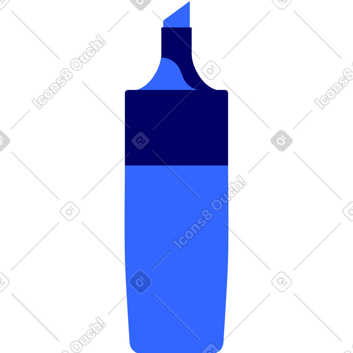 Ilustración Marcador de resaltado para texto en estilo Lounge a descargar en PNG y SVG