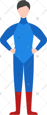 Man superhero PNG, SVG