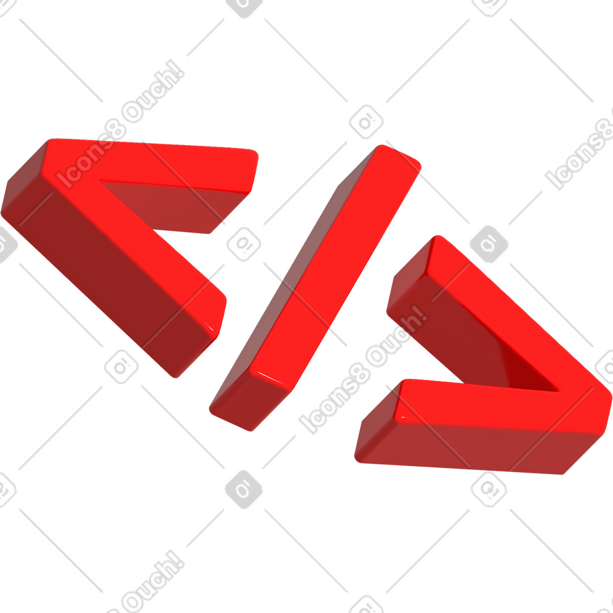 Illustration Icône de code dans le style Pop à télécharger aux formats PNG, SVG