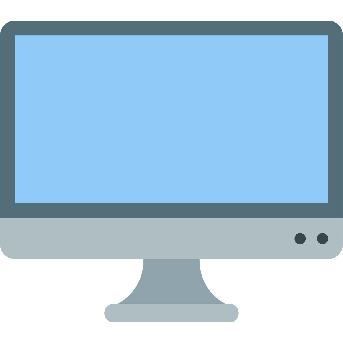 Fogg 스타일의 Monitor 일러스트레이션 PNG, SVG 다운로드