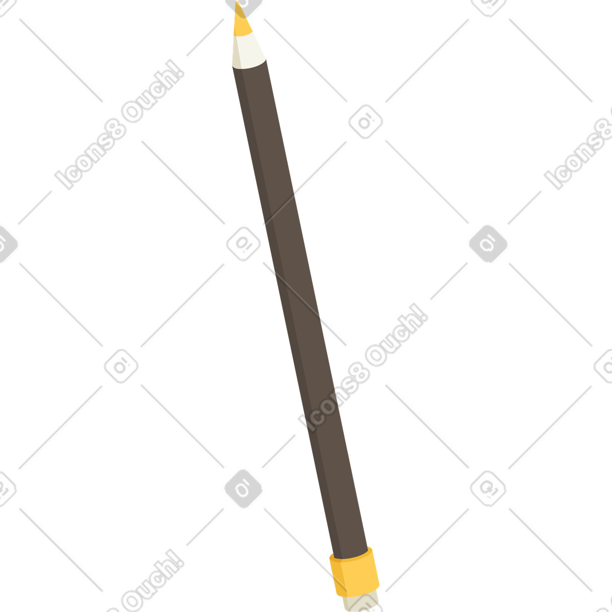 Ilustração de Lápis em no estilo Social para baixar em PNG, SVG