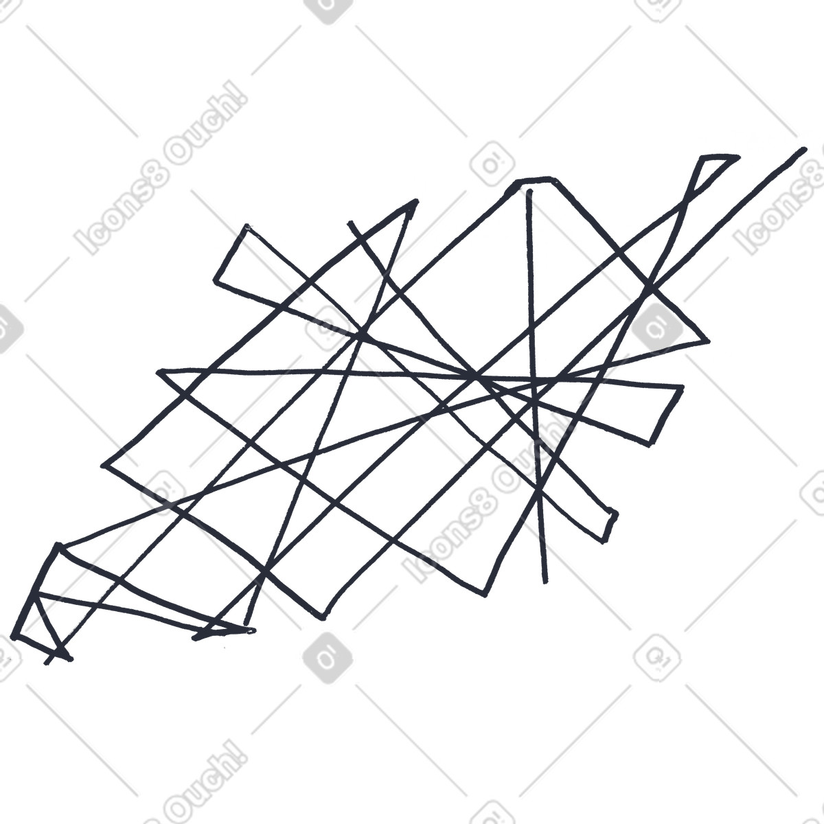 Ilustração de Local em no estilo Inky para baixar em PNG, SVG