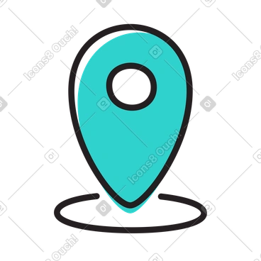 Geolocation with location pin PNG, SVG