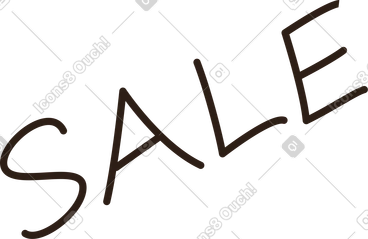 Sale text PNG, SVG