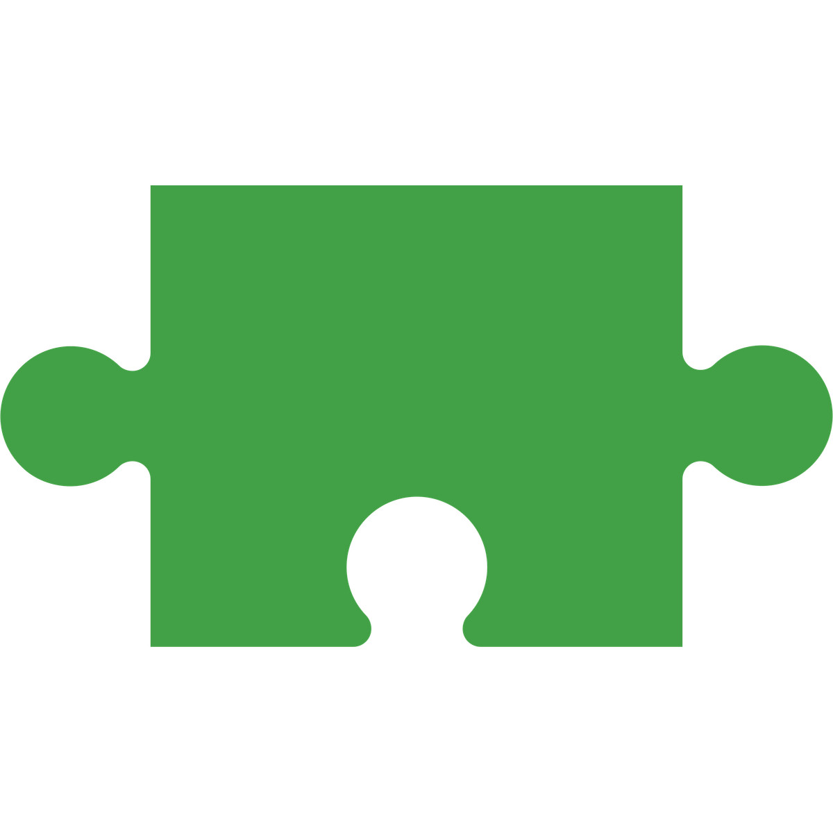 Ilustração de Puzzle piece green em no estilo Fogg para baixar em PNG, SVG