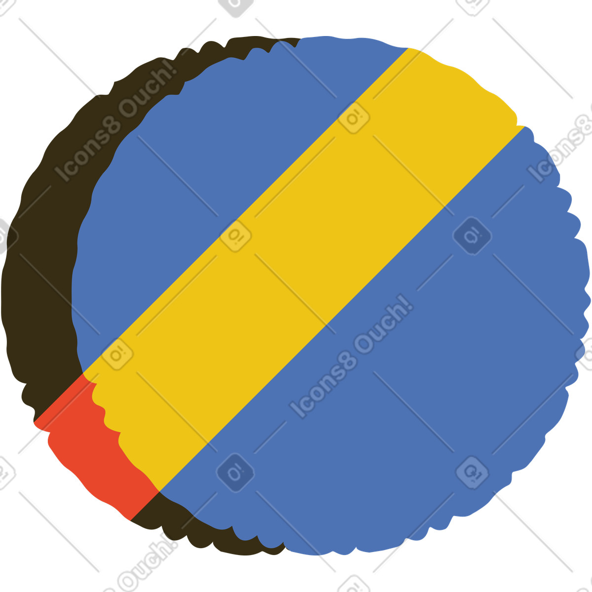 Moneta illustrazione in stile Bermuda scarica in PNG, SVG