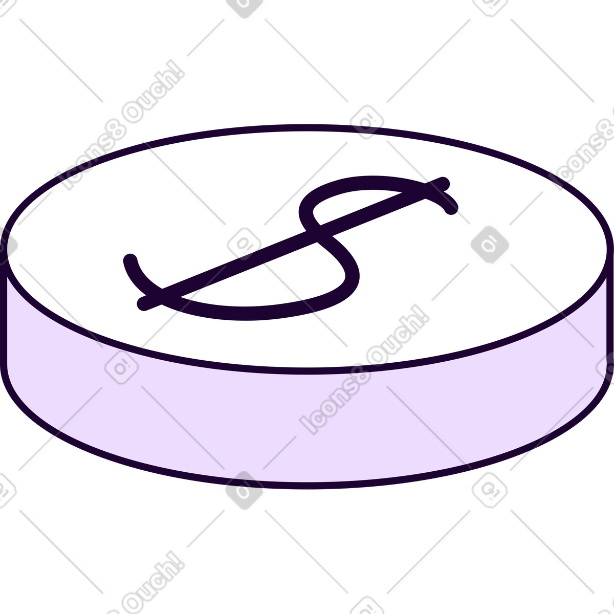 下载 Martina 风格的 硬币 插画，支持 PNG、SVG 格式