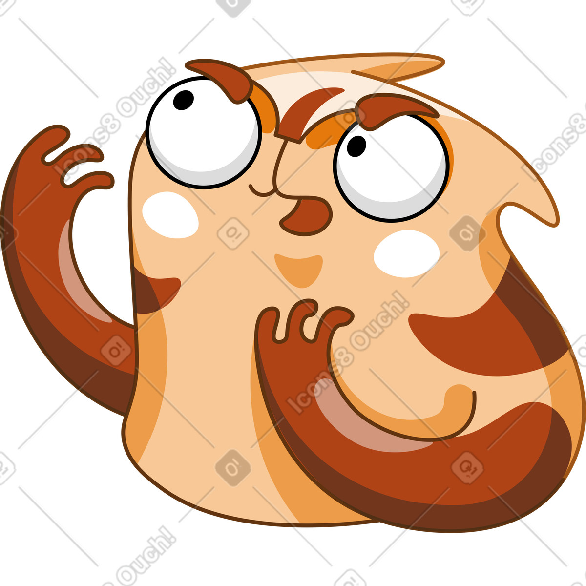 Иллюстрация Кошка в стиле Kitekat — скачать в форматах PNG, SVG