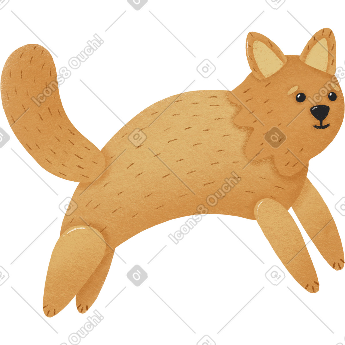 Illustration Chat dans le style Experimental à télécharger aux formats PNG, SVG