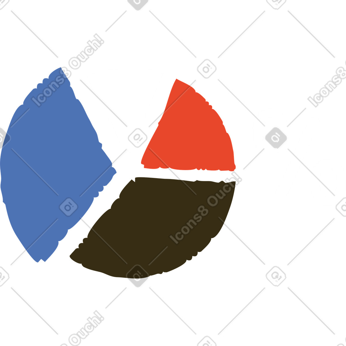 Diagram illustration featuring clipart vector graphics for visual representation