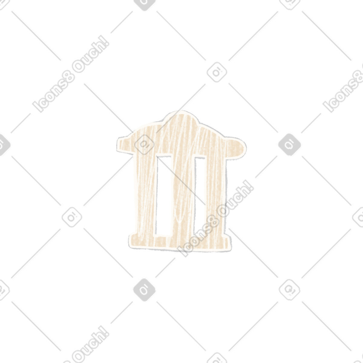 Rotunda white illustration showcasing government architecture clipart available in PNG