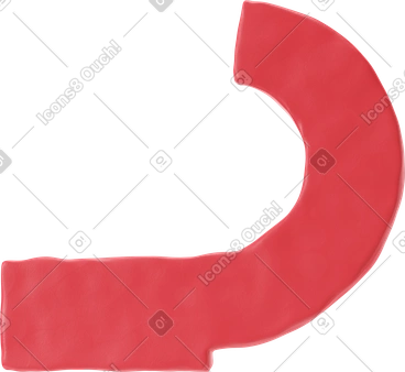 붉은 천으로 팔을 올린 몸통 PNG, SVG