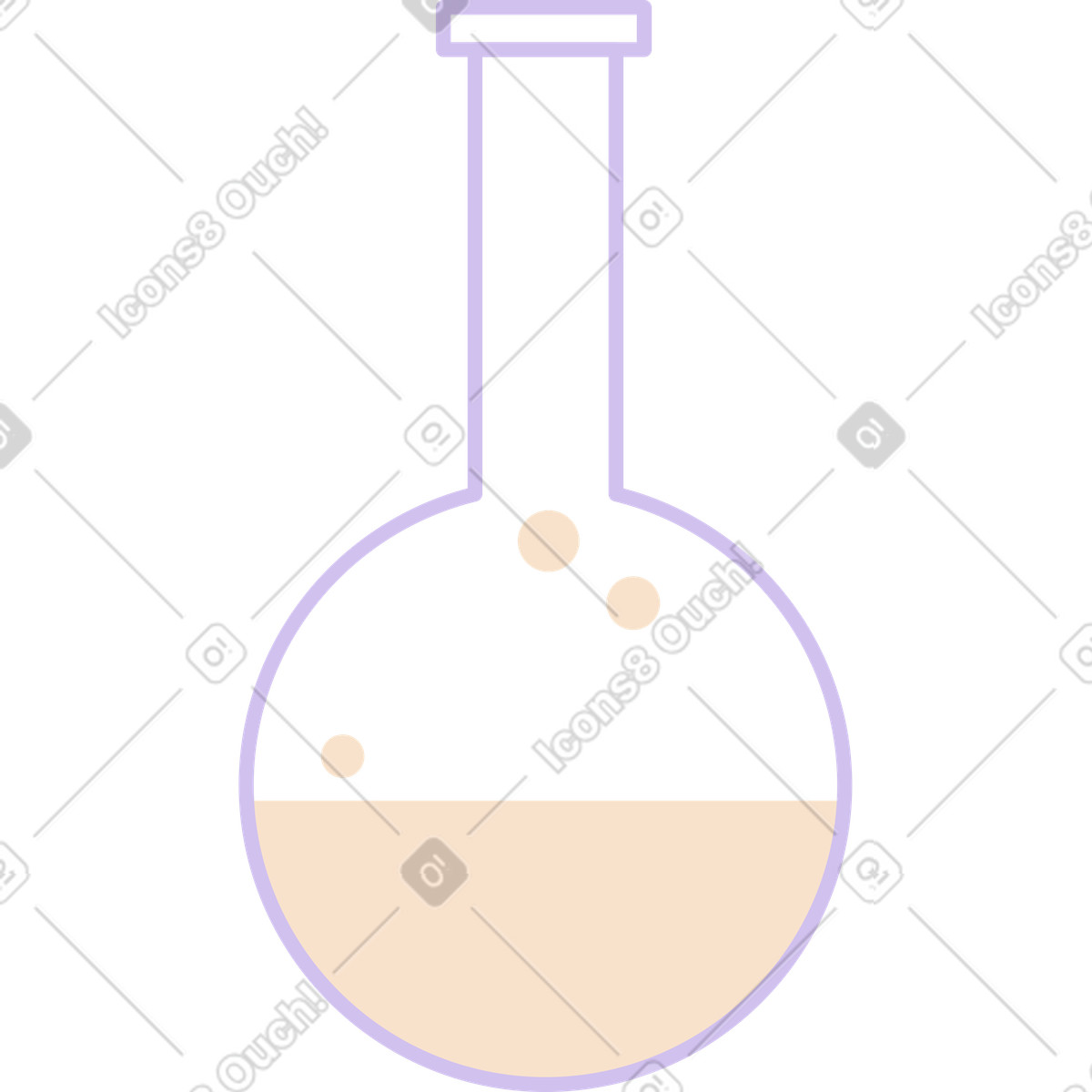 Illustration Tube rond dans le style Folks à télécharger aux formats PNG, SVG