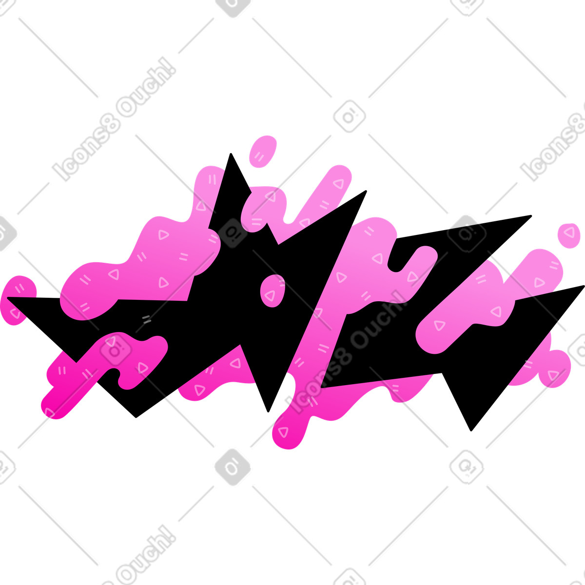 Rocky スタイルの 抽象的な背景ピンク のイラストをPNG、SVG形式でダウンロード