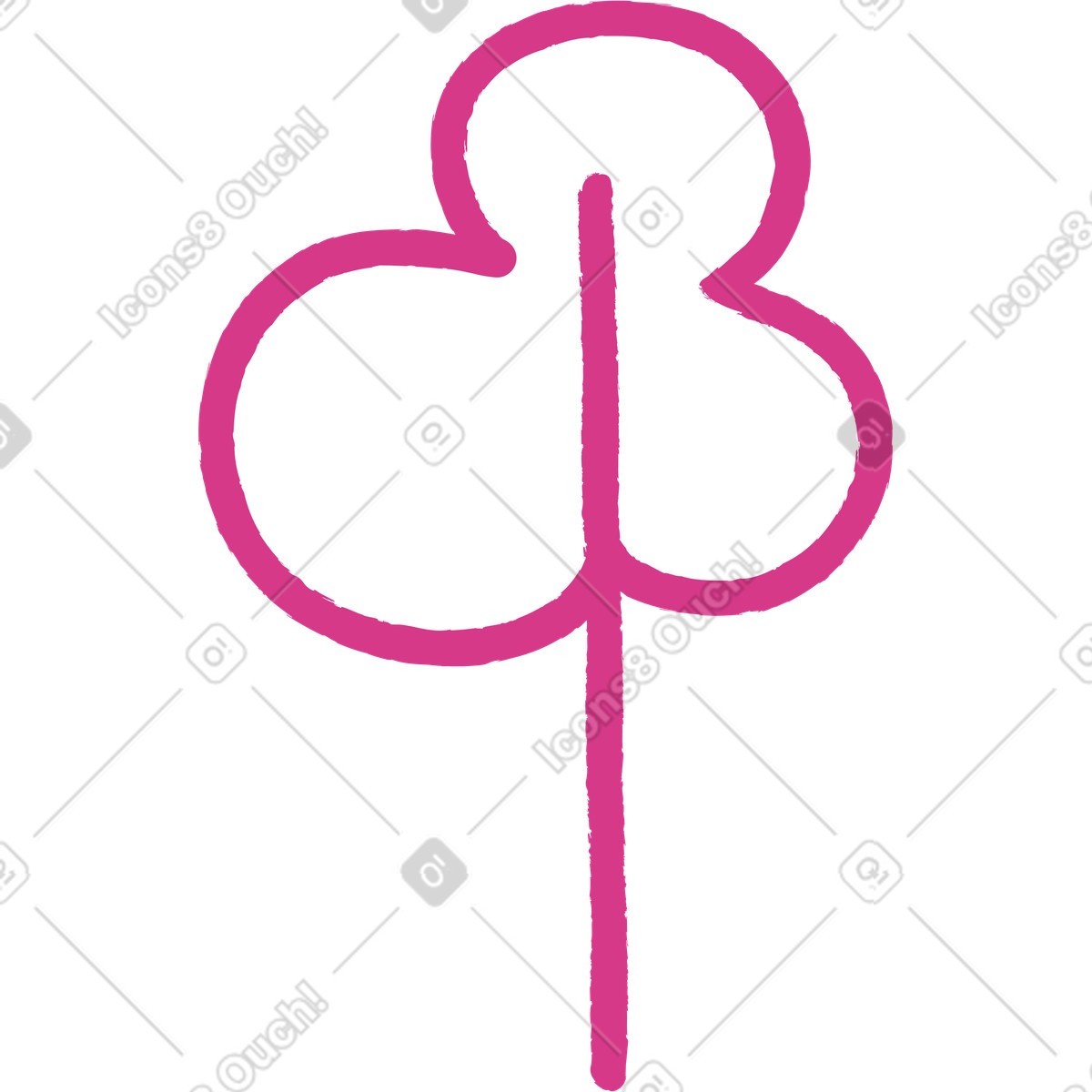 Ilustración Mini árbol en estilo Lime a descargar en PNG y SVG