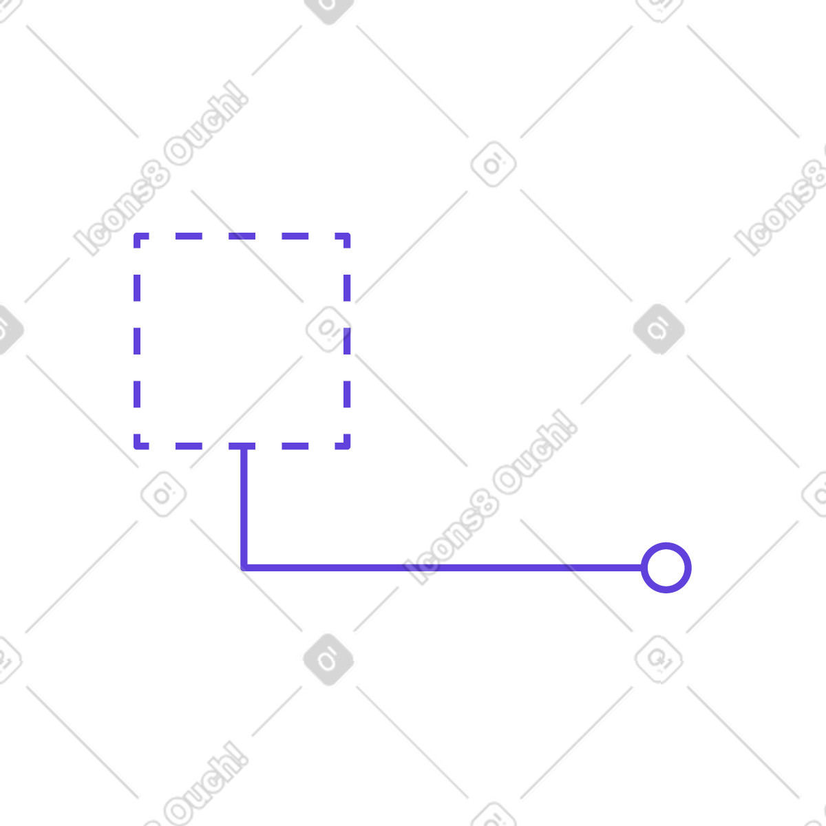 Digital callout illustration in Jumble style download in PNG, SVG