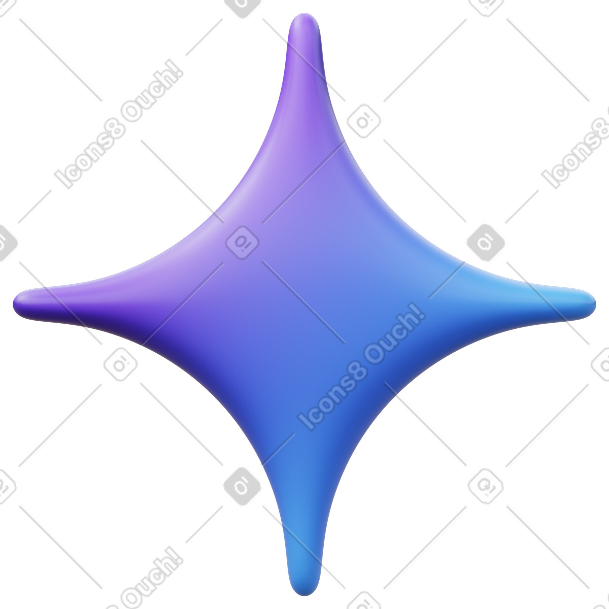 Gemini ai animated illustration in GIF, Lottie (JSON), AE
