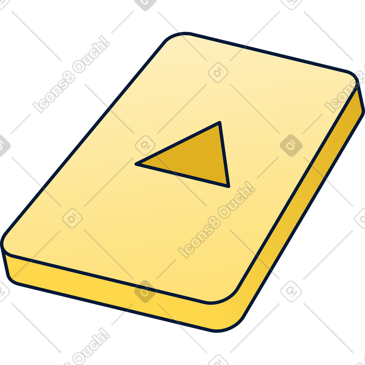 Ilustración Icono de vídeo en estilo Neat a descargar en PNG y SVG
