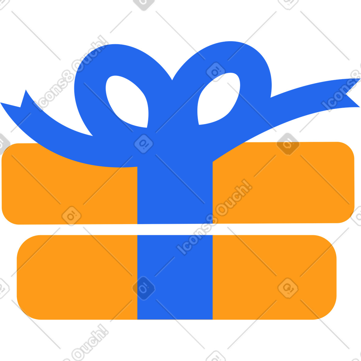 Presente illustrazione in stile Kingdom scarica in PNG, SVG