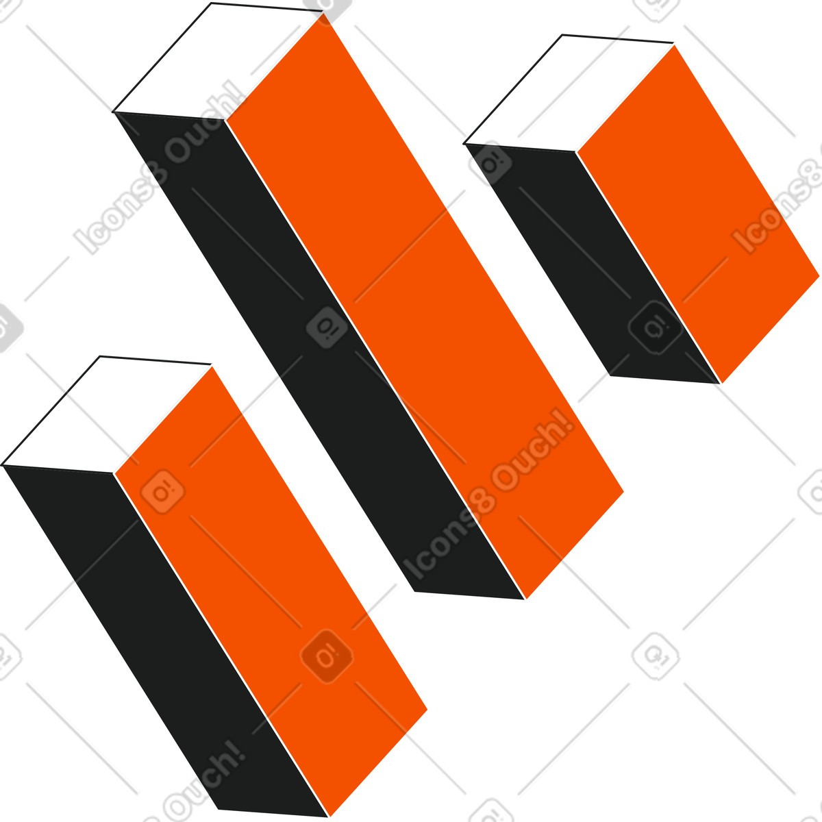 Graph illustration in PNG, SVG