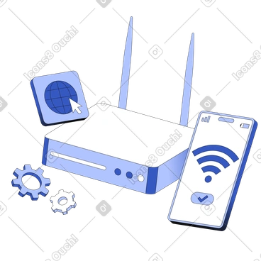 Fourniture de services internet et connectivité PNG, SVG