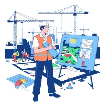 A contractor leading an urban renewal project with creative ideas