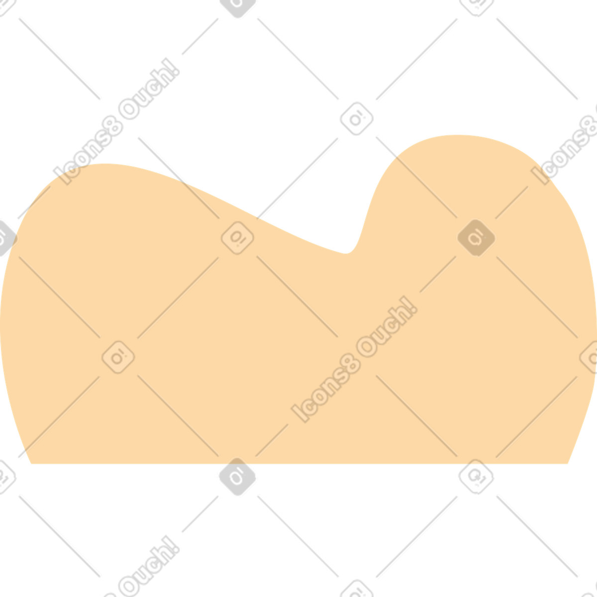 Illustration Fond avec un os dans le style Woof à télécharger aux formats PNG, SVG