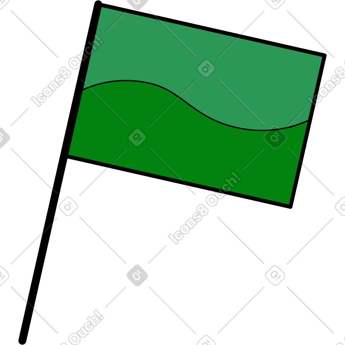 Illustration Drapeau dans le style Surr à télécharger aux formats PNG, SVG