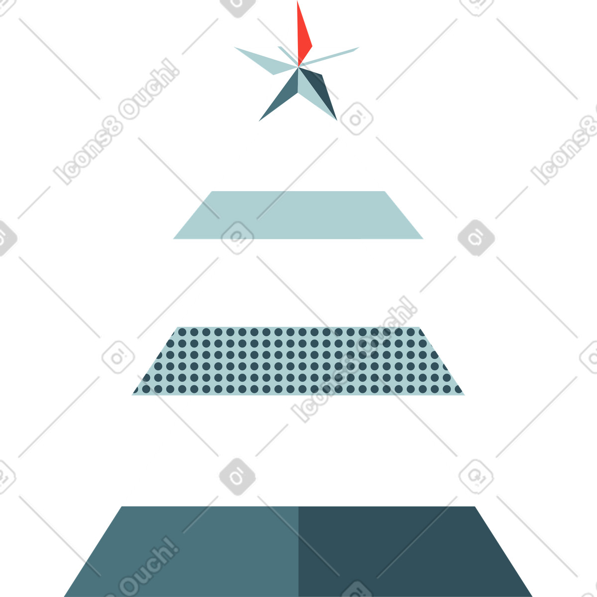 下载 Nordic 风格的 圣诞树 插画，支持 PNG、SVG 格式