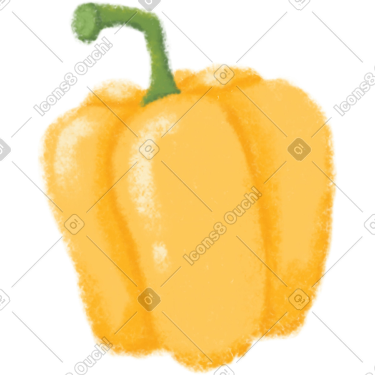 Ilustração de Pimenta em no estilo Toscana para baixar em PNG, SVG