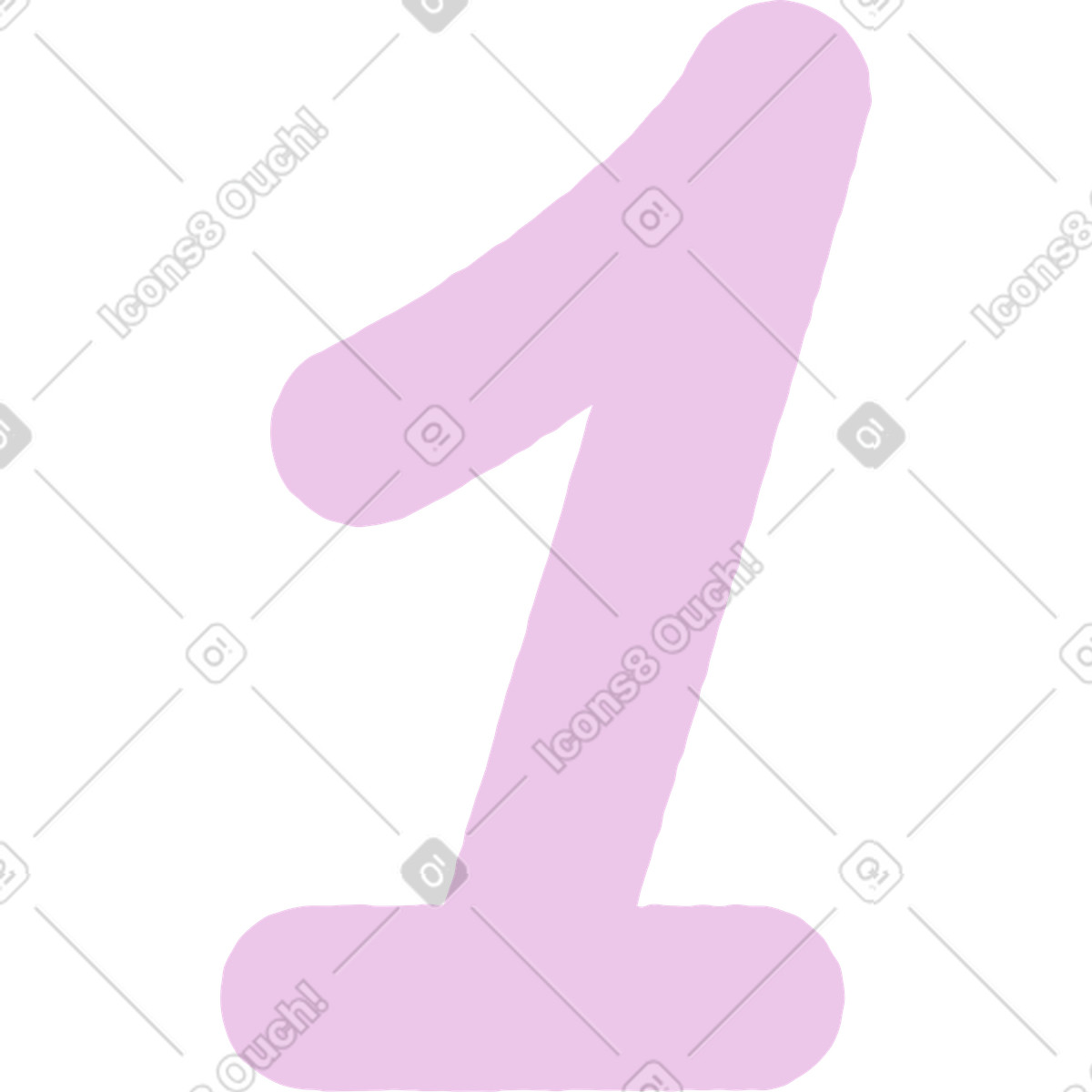 Иллюстрация Один в стиле Conifer — скачать в форматах PNG, SVG