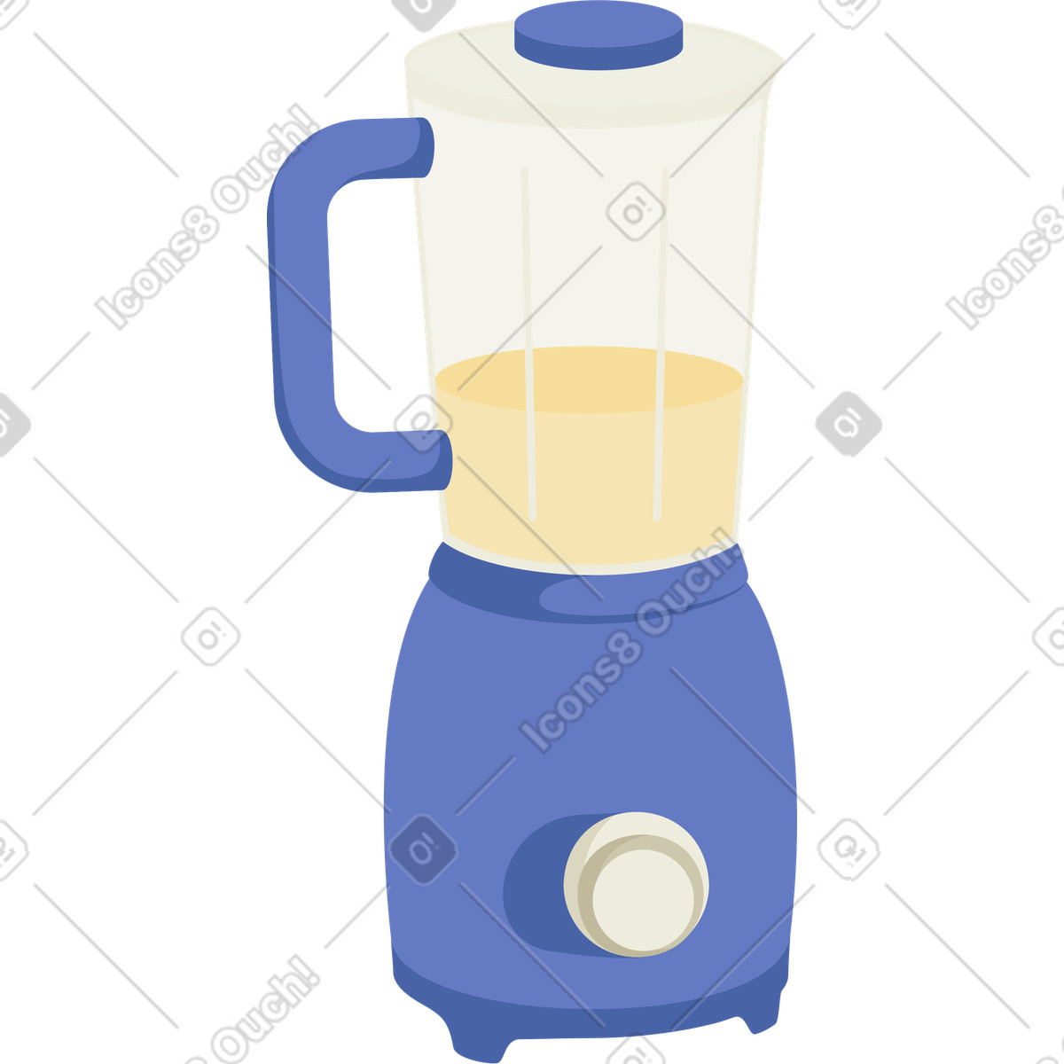 Mixer-Illustration im Social-Stil als Download in PNG, SVG
