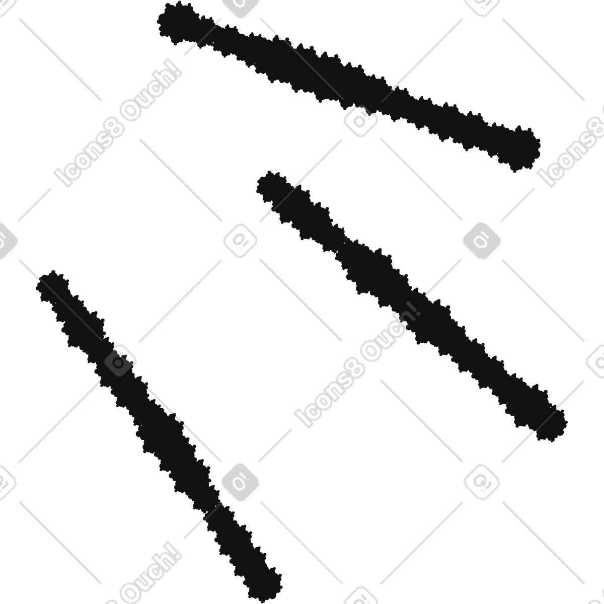 下载 Bold People 风格的 Texture grainy ink lines forming abstract diagonal patterned arrangement 插画，支持 PNG、SVG 格式