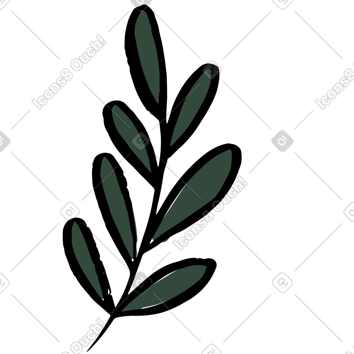下载 Scandi 风格的 植物 插画，支持 PNG、SVG 格式