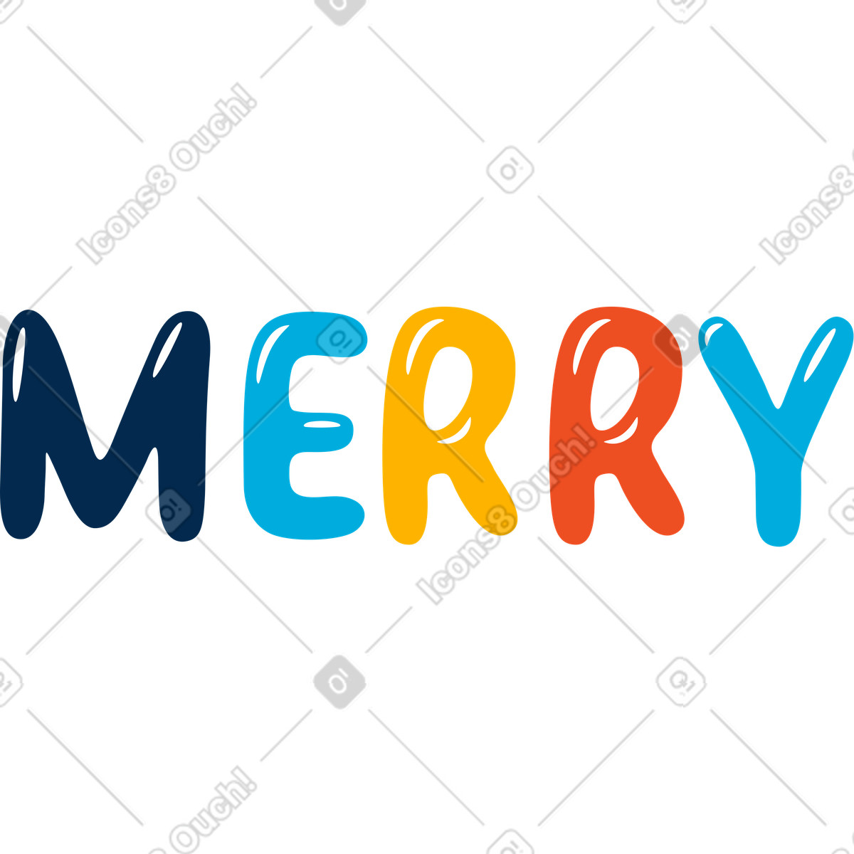 Ilustración Merry en estilo Flame a descargar en PNG y SVG