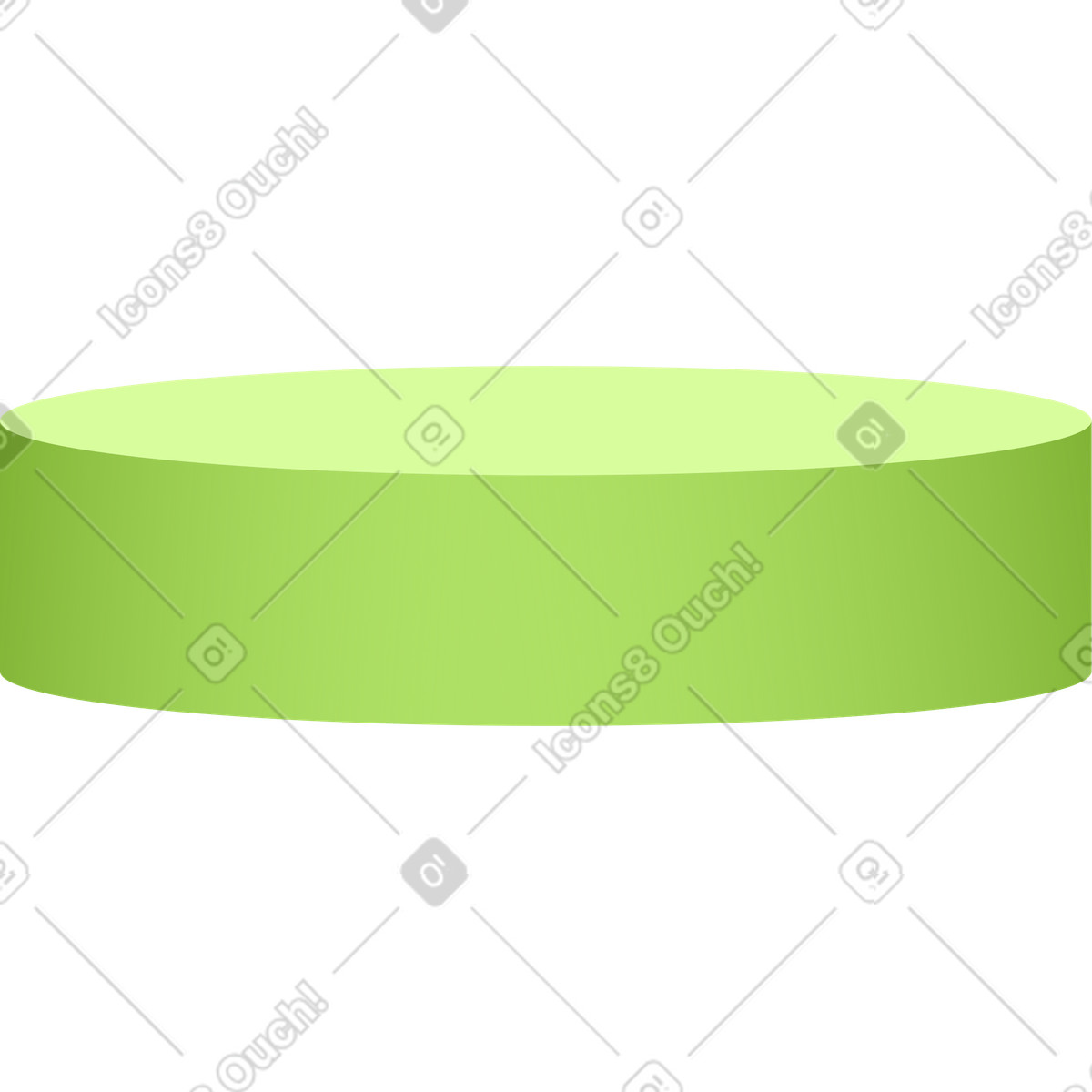 Ilustración Cilindro en estilo Levels a descargar en PNG y SVG