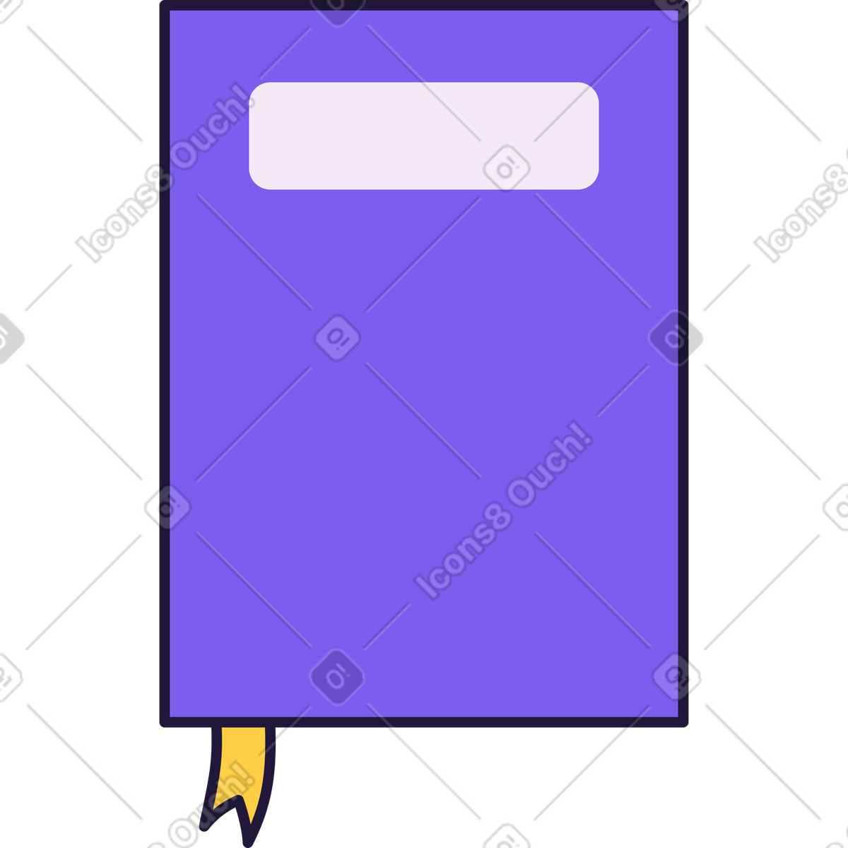 Ilustración Libro en estilo Conifer a descargar en PNG y SVG